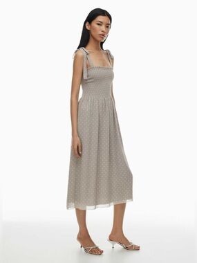 wilfred free grey dress Women's Wilfred Free Heathered White Chrissy Dress main image 1